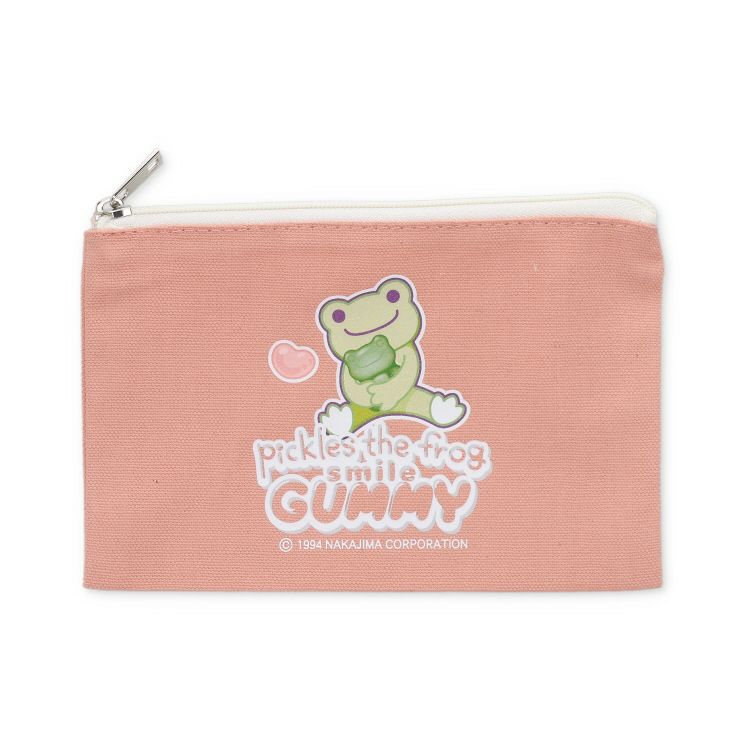 Pickles the Frog Flat Pouch PINK Japan 2025