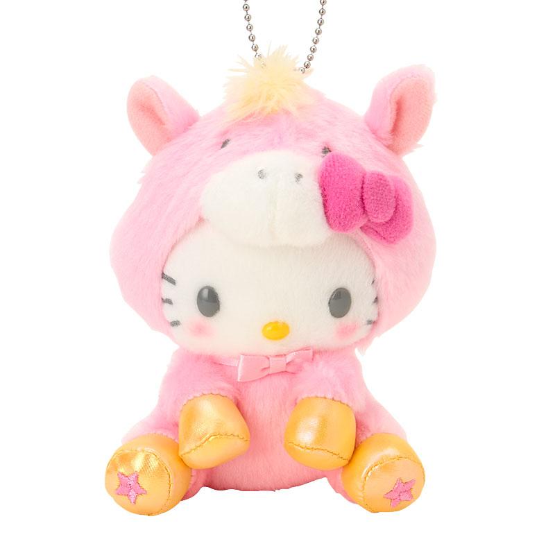 Hello Kitty Plush Mascot Holder Keychain Horse Eto Sanrio Japan New Year 2026
