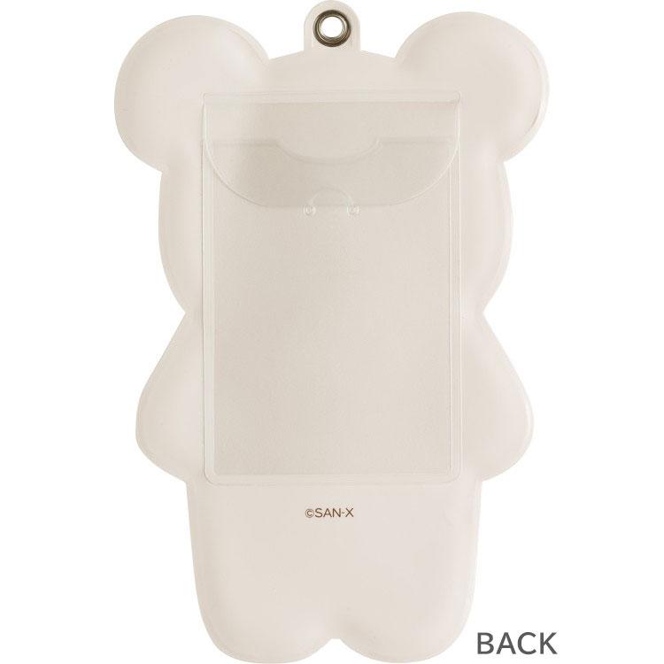 Rilakkuma Pass Case Die-cut Stuffed Animal Photos San-X Japan 2025