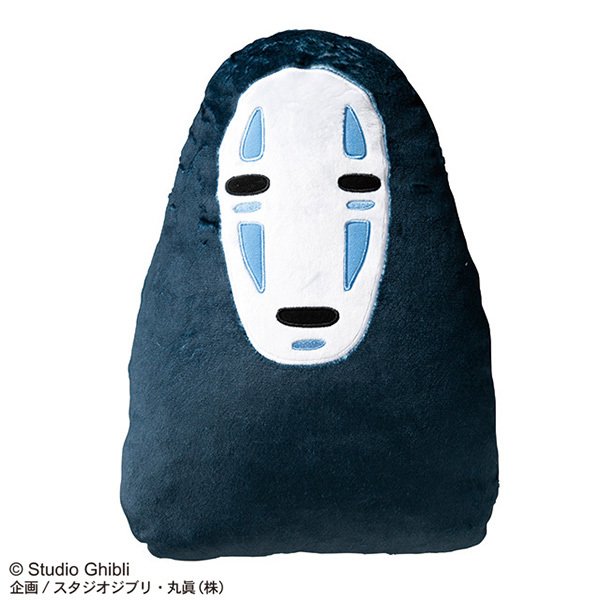 Spirited Away No Face Kaonashi Memory foam Cushion Die-Cut Studio Ghibli Japan