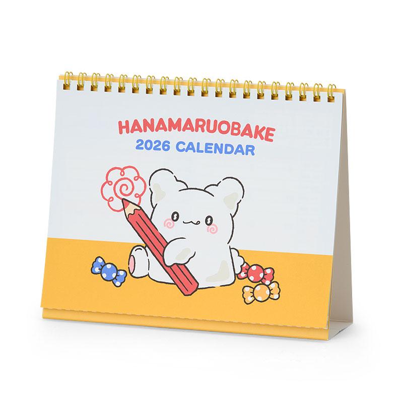 Hanamaruobake Ring Calendar Desktop 2026 Sanrio Japan