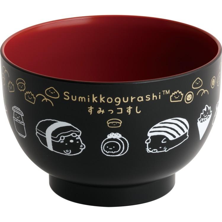 Sumikko Gurashi Soup Bowl Black Sushi San-X Japan 2025