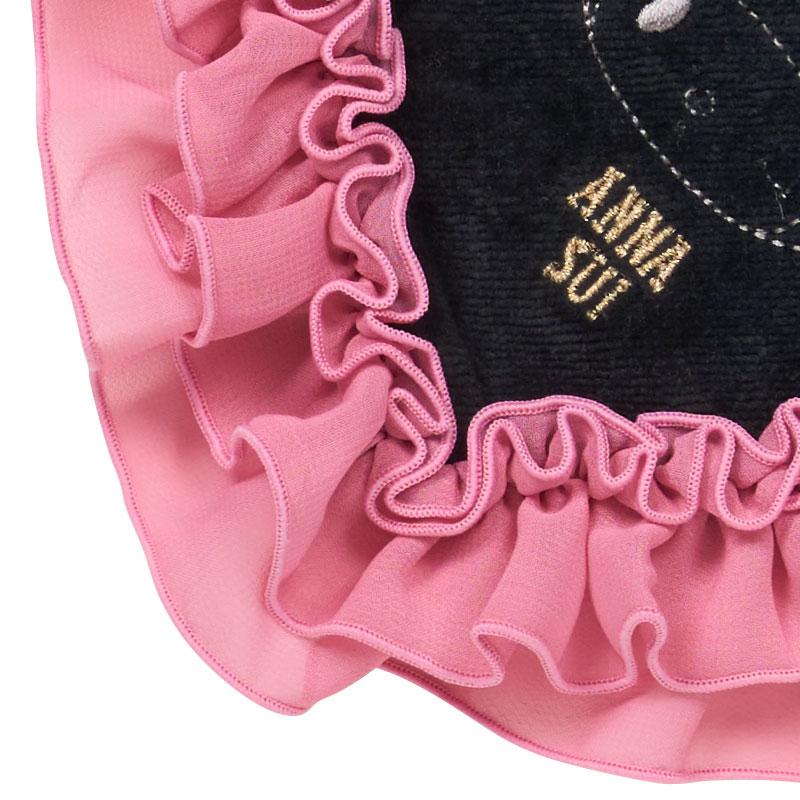 My Melody & Kuromi ANNA SUI mini Towel Frill Pink Sanrio Japan 2025