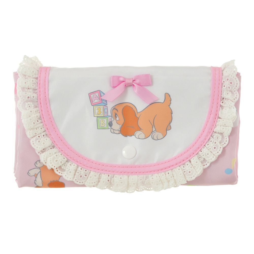 Lady and the Tramp Foldable Tote Bag Mellow Hug Disney Store Japan 2025