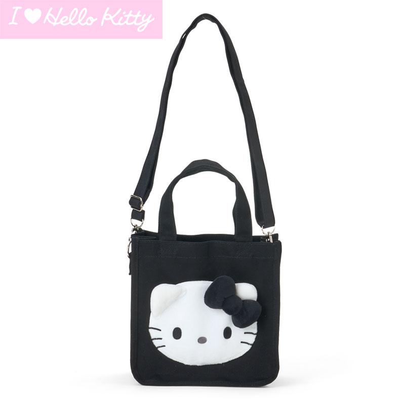I Love Hello Kitty mini Tote Bag Black Sanrio Japan 2025