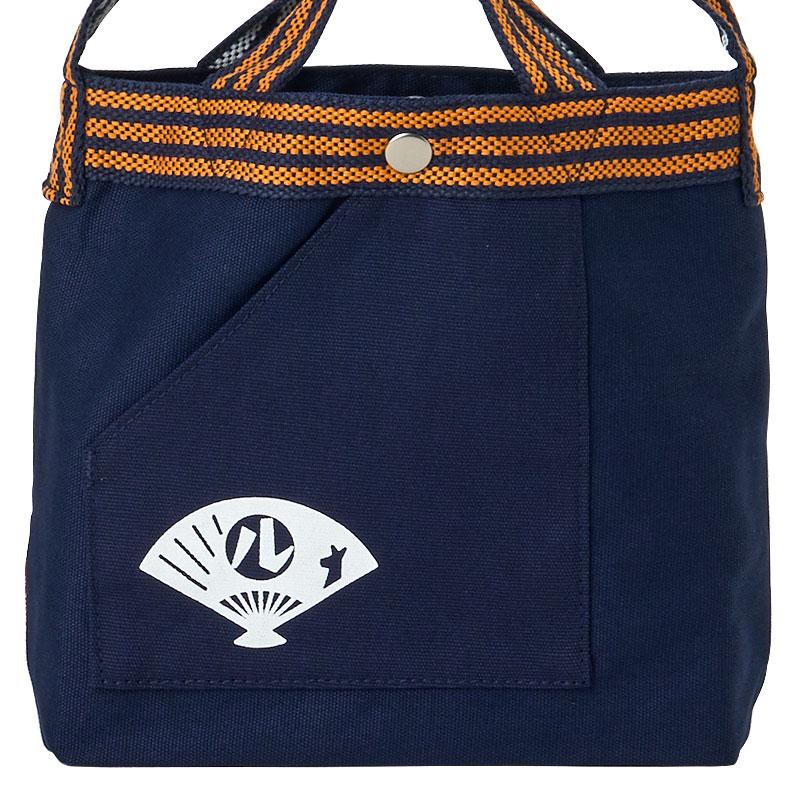 Hello Kitty ROOTOTE Apron-Style Shoulder Tote Bag Good Luck Navy Sanrio Japan