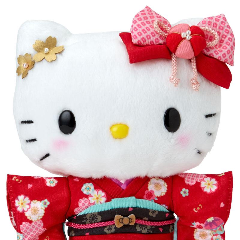 Hello Kitty Plush Doll Kimono Sanrio Japan Sakura 2024