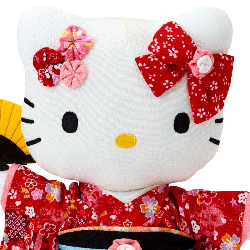 Hello Kitty Crepe Japanese Plush Doll L Red Sanrio Japan Sakura 2024