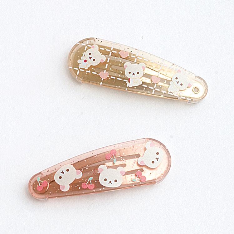 Korilakkuma Hair Clip Glitter San-X Japan 2025 Rilakkuma