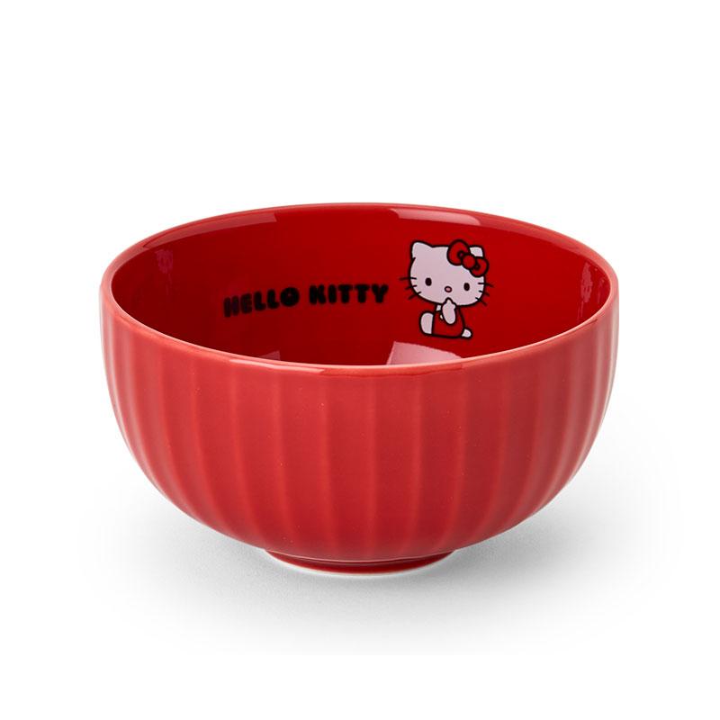 Hello Kitty Ceramic Bowl Red Sanrio Japan 2025