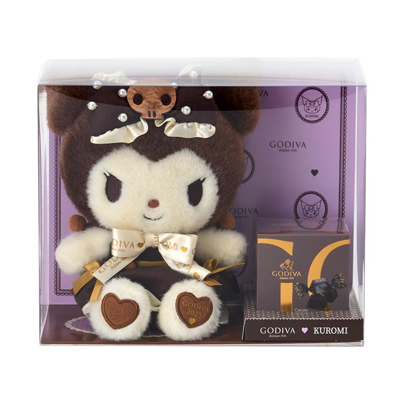 Kuromi GODIVA Chocolate Plush Doll Sanrio Japan Valentine's Day 2025