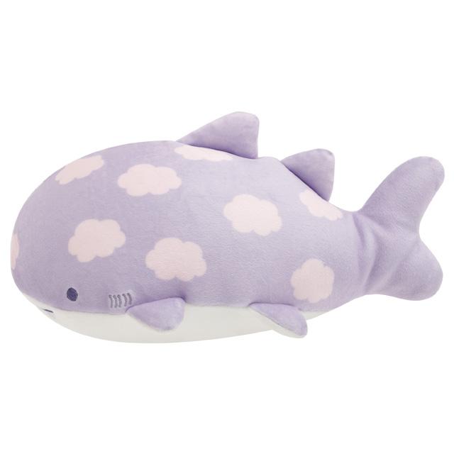 Shark Super Soft Mochi Plush Doll S Jinbe San with Balloon Fish San-X Japan 2025