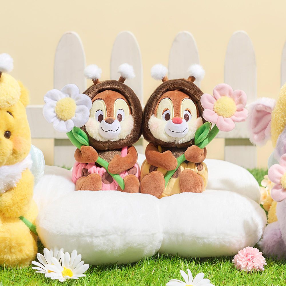 Chip Plush Doll Flower Garden Disney Store Japan 2025