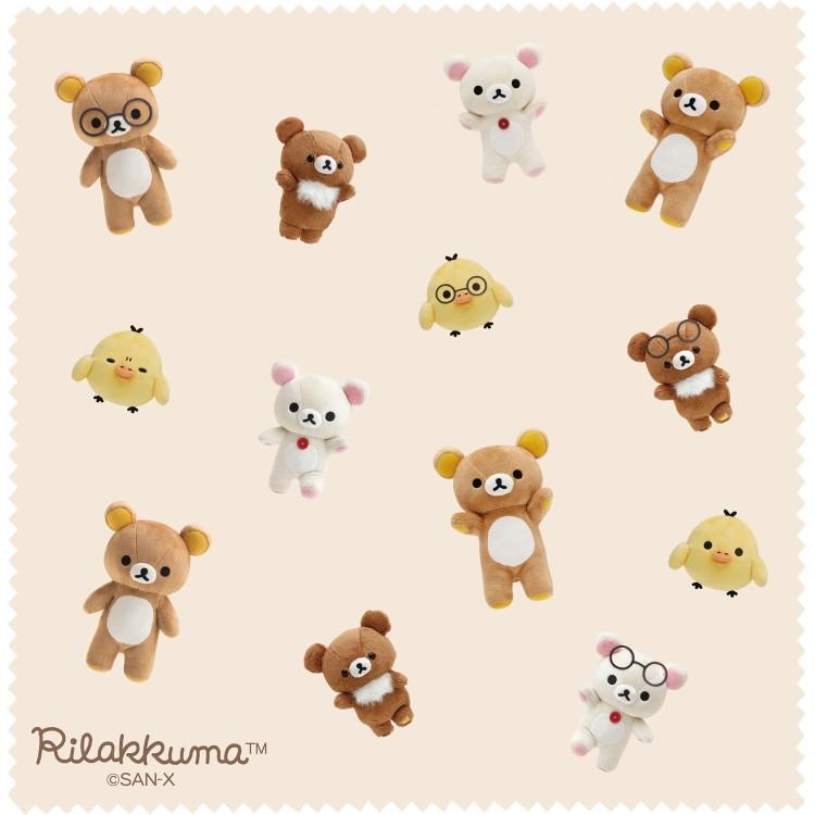 Rilakkuma Glasses Case Brown Stuffed Animal Photos San-X Japan 2025