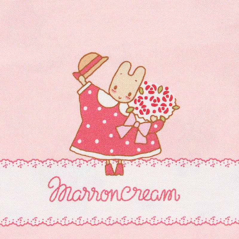 Marron Cream Drawstring Pouch Pink Sanrio Japan 2025