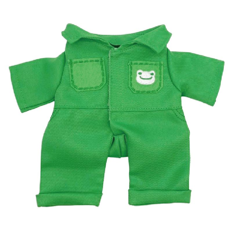 Pickles the Frog Costume for Bean Doll Plush Overalls Green Japan 2024