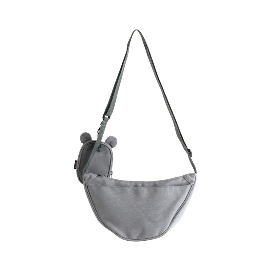 Rilakkuma Ear Pouch Shoulder Bag Gray San-X Japan 2025 Store Limit