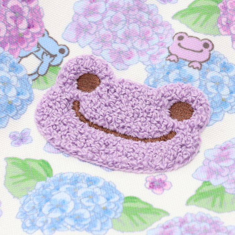 Pickles the Frog Drawstring Pouch Hibiyakadan Flower Japan 2025