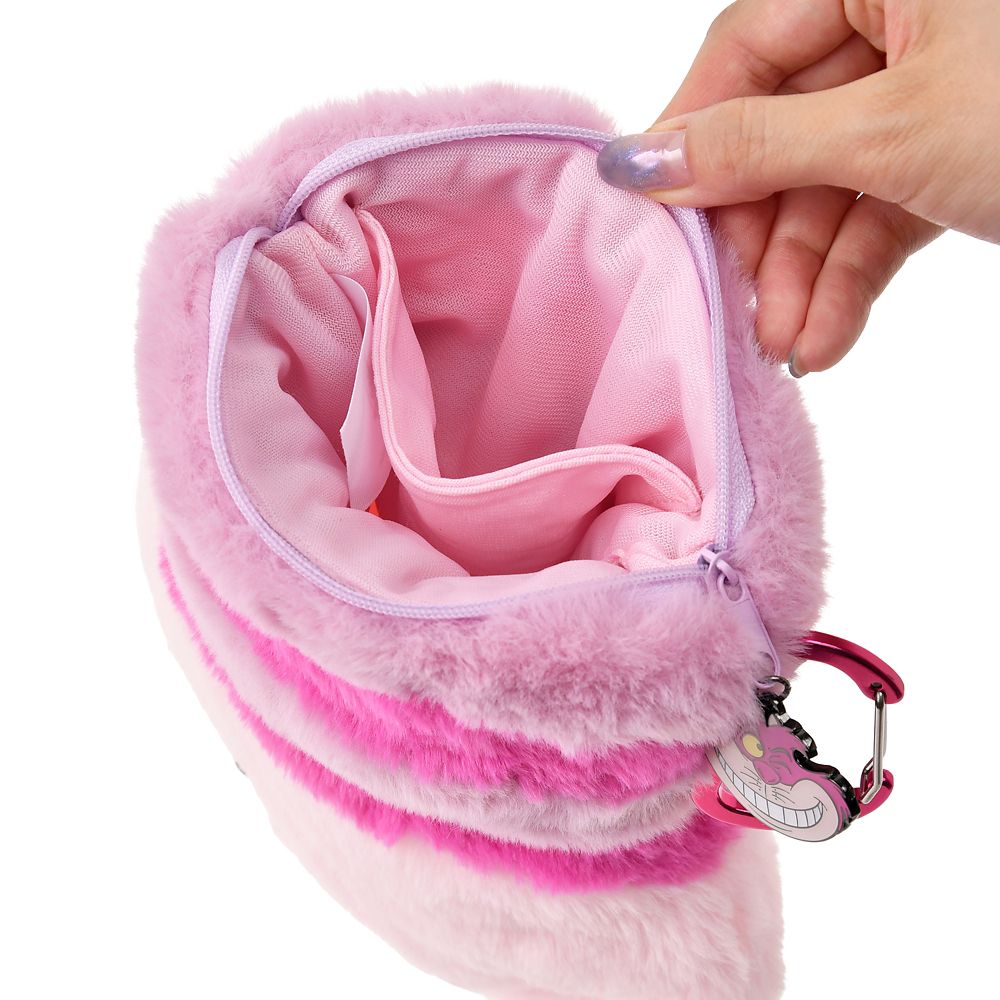 Alice in Wonderland Cheshire Cat Karabiner Pouch Paw Pink Disney Store Japan