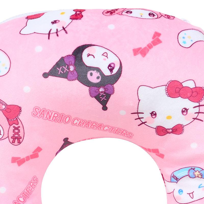 Sanrio Characters Neck Pillow Pink Japan Travel