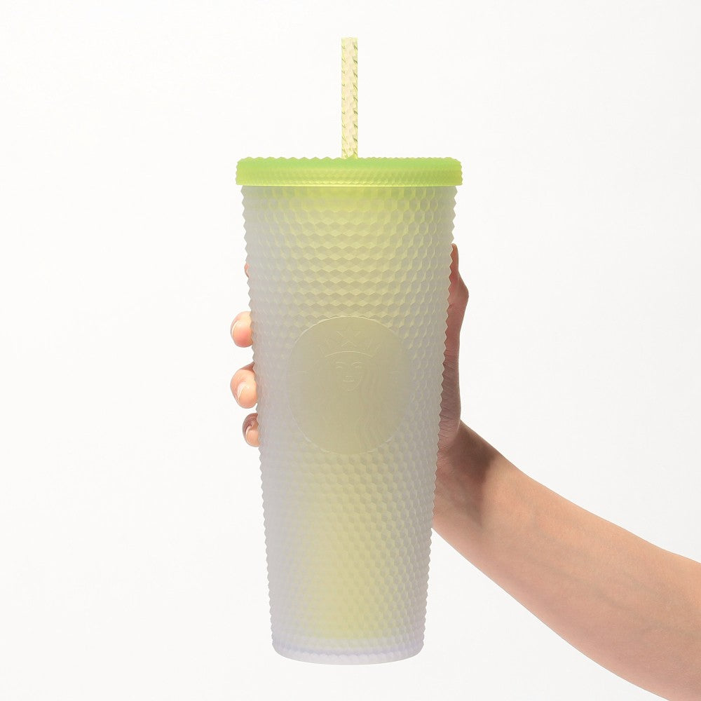 Logo Cold Cup Tumbler Neon Yellow 710ml Starbucks Japan 2025 Spring