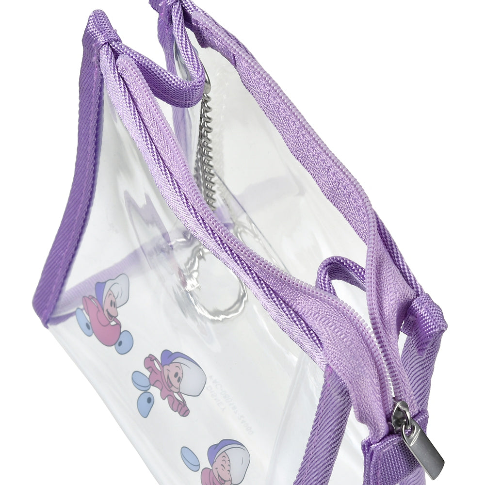 Alice in Wonderland Young Oysters Clear Pouch Carabiner Disney Store Japan 2024