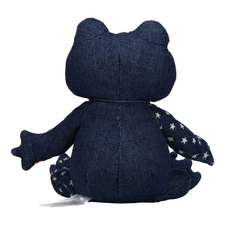 Pickles the Frog Bean Doll Plush USA Jeans Dark Blue Japan