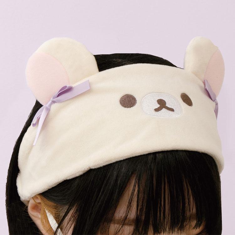 Korilakkuma Hair Turban Sky Cotton Candy San-X Japan 2024 Rilakkuma