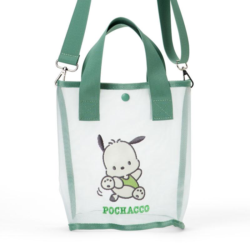 Pochacco Mesh 2WAY Tote Shoulder Bag Sanrio Japan 2025