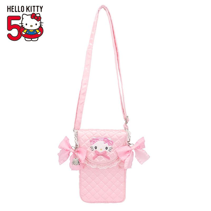 Hello Kitty Shoulder Bag 50th Anniversary Quilt Sanrio Japan 2024