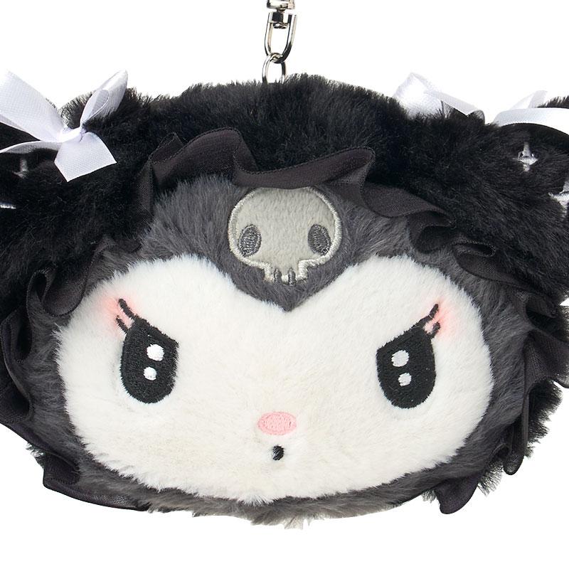 Kuromi Plush Pass Case Face Shape Moonlight Sanrio Japan 2025