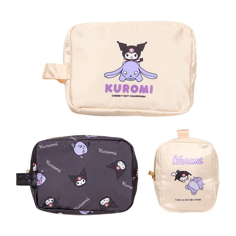 Kuromi Travel Pouch Set Sanrio Japan 2025