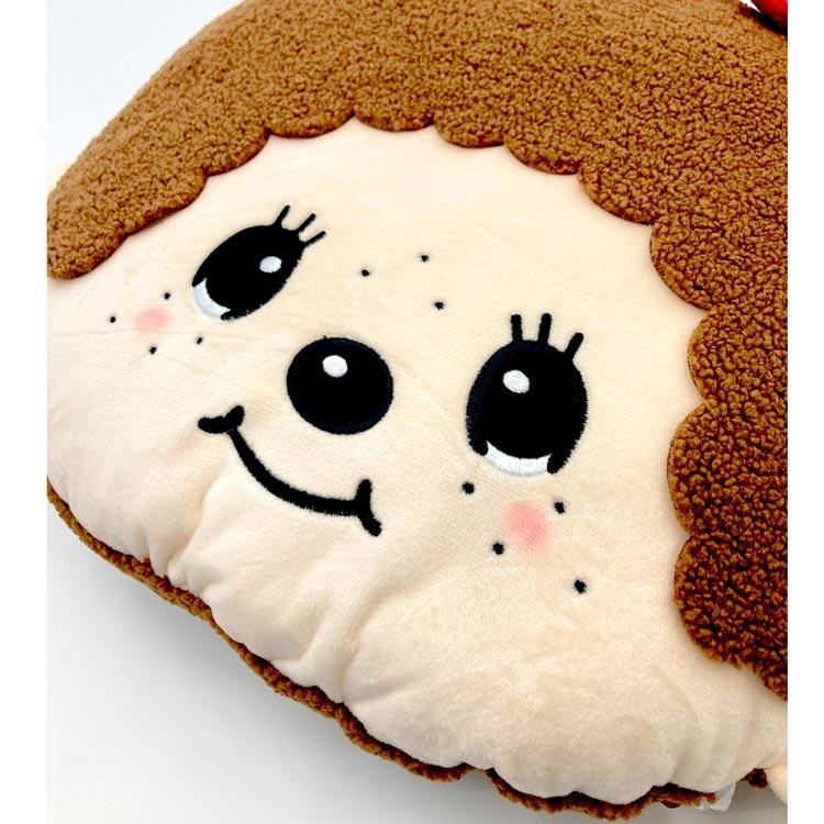 Monchhichi Hello Kitty Plush Cushion Face Sanrio Japan