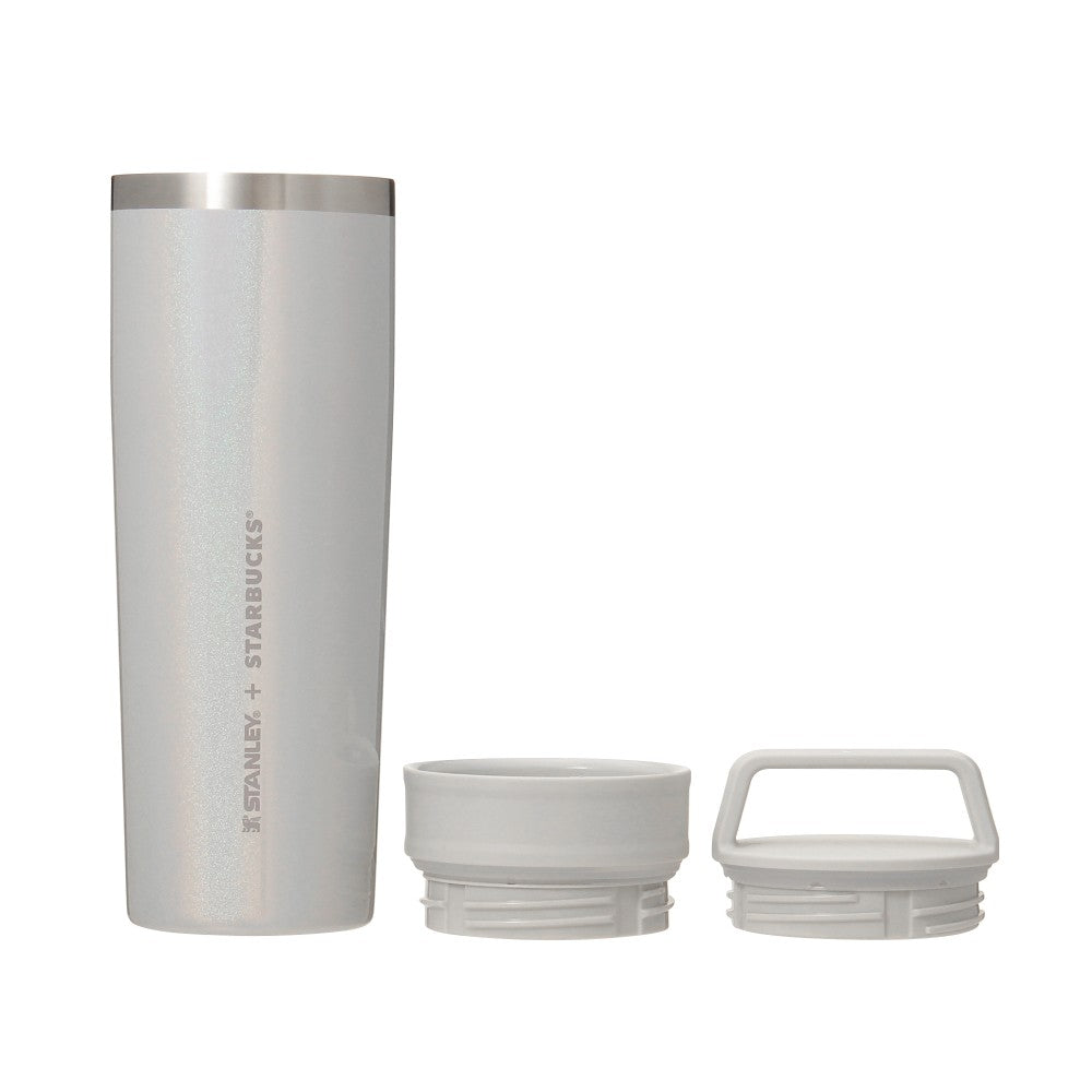 STANLEY Stainless Bottle Pearl White 591ml Tumbler Starbucks Japan Christmas