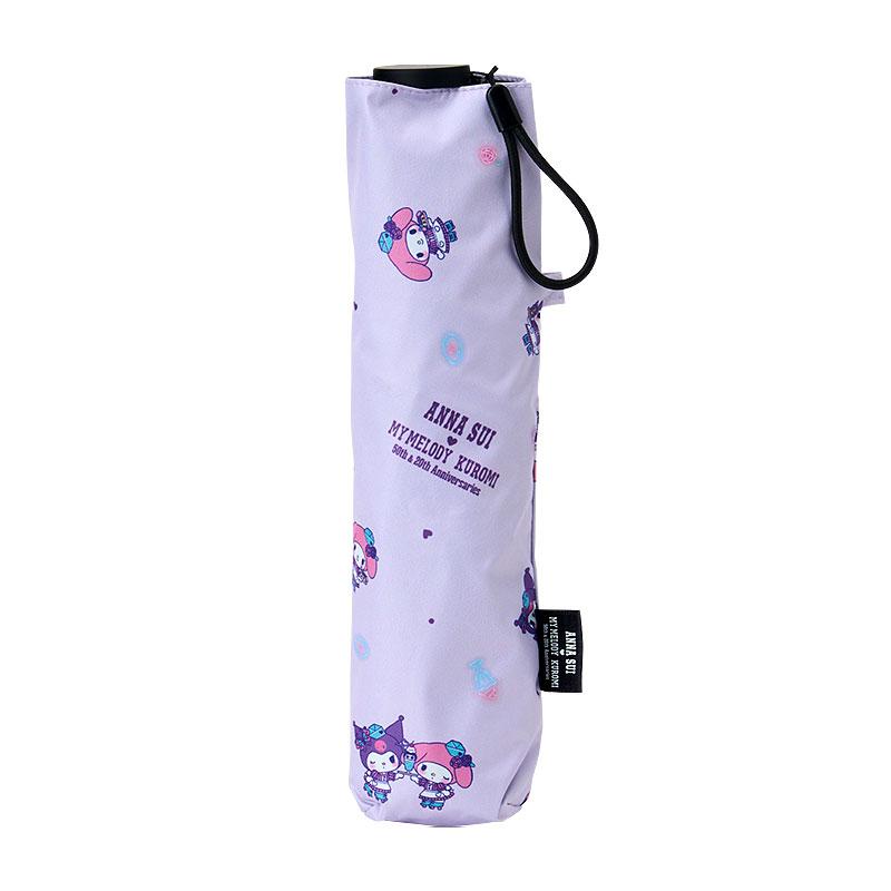 My Melody & Kuromi ANNA SUI Folding Umbrella Purple Sanrio Japan 2025
