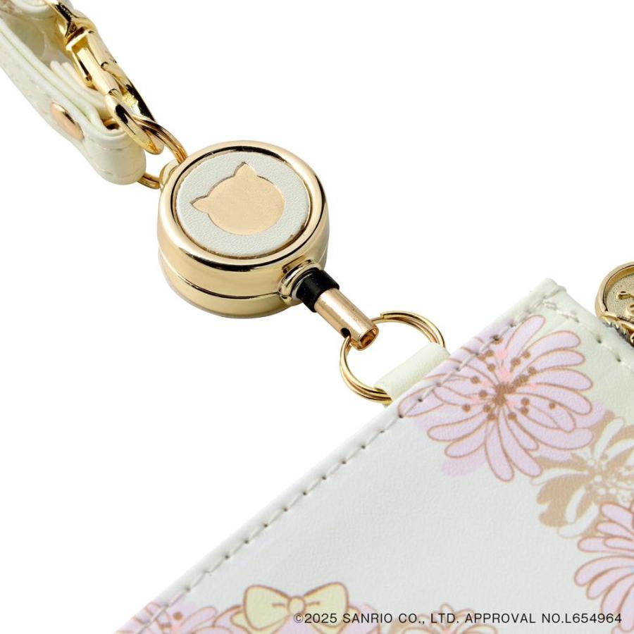 My Melody Pass Case w/ Reel White PAUL & JOE Japan 2025