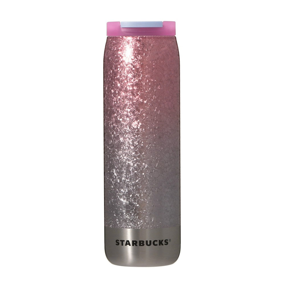 Can Shape Stainless Bottle Crack Purple Gradiention 473ml Starbucks Japan 2025