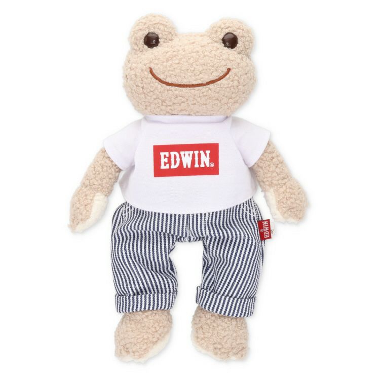 Pickles the Frog EDWIN Bean Doll Plush T-shirt Japan 2025