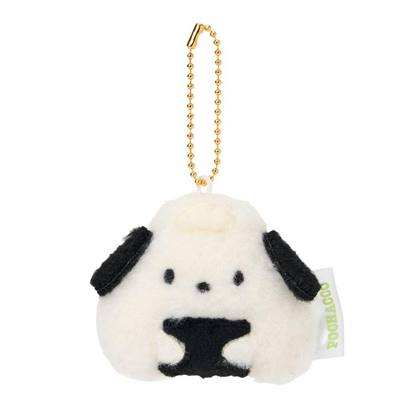 Pochacco Plush Mascot Holder Keychain Onigiri Sanrio Japan 2025