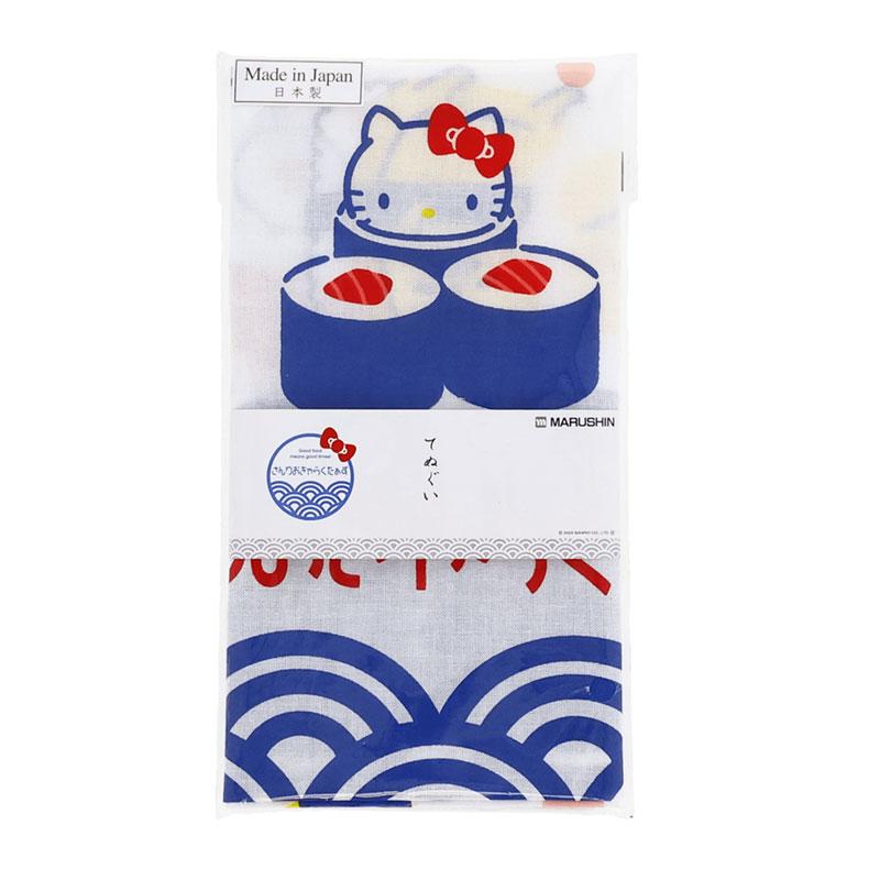 Hand towel Tenugui Sushi Sanrio Japan 2025