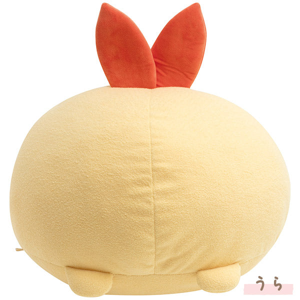 Sumikko Gurashi Fried Shrimp Tail Super Mochi Soft Plush Cushion M San-X Japan