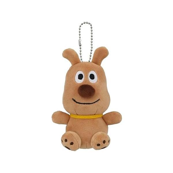 Cheese Dog Mochi Fluffy Marshmallow Plush Keychain Anpanman Japan