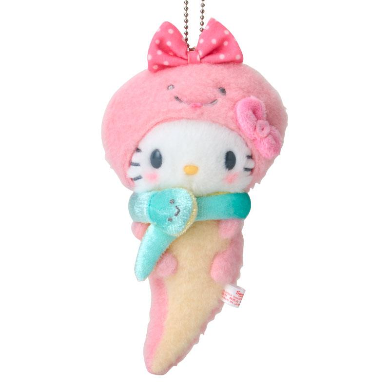 Hello Kitty Plush Mascot Holder Keychain Sanrio Japan New Year 2025 Snake