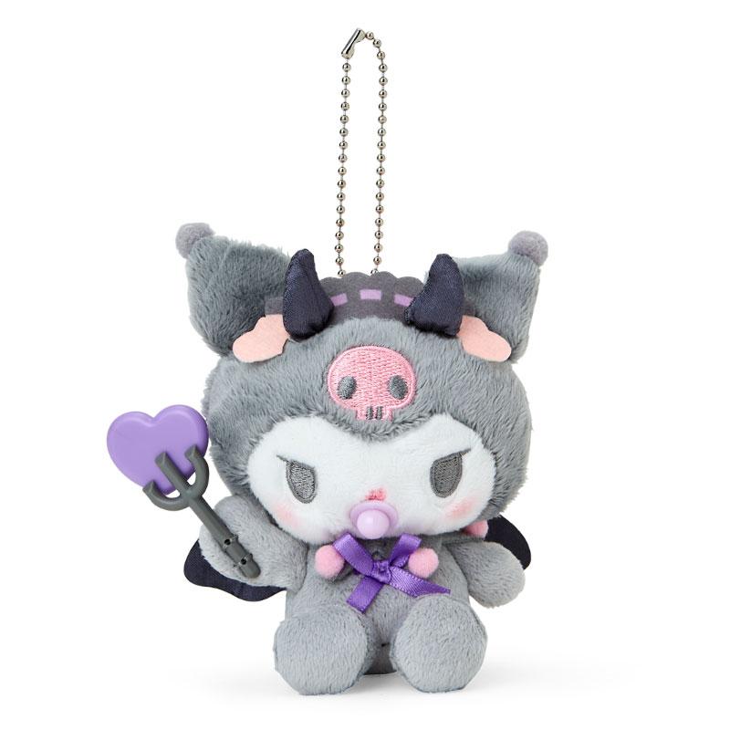 Kuromi Plush Mascot Holder Keychain Baby Devil Sanrio Japan 2024