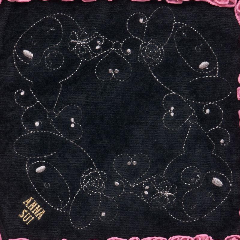 My Melody & Kuromi ANNA SUI mini Towel Frill Pink Sanrio Japan 2025