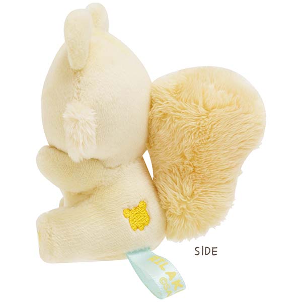 Lemon Squirrel mini Tenori Plush Doll Manpuku Maku maku San-X Japan Rilakkuma