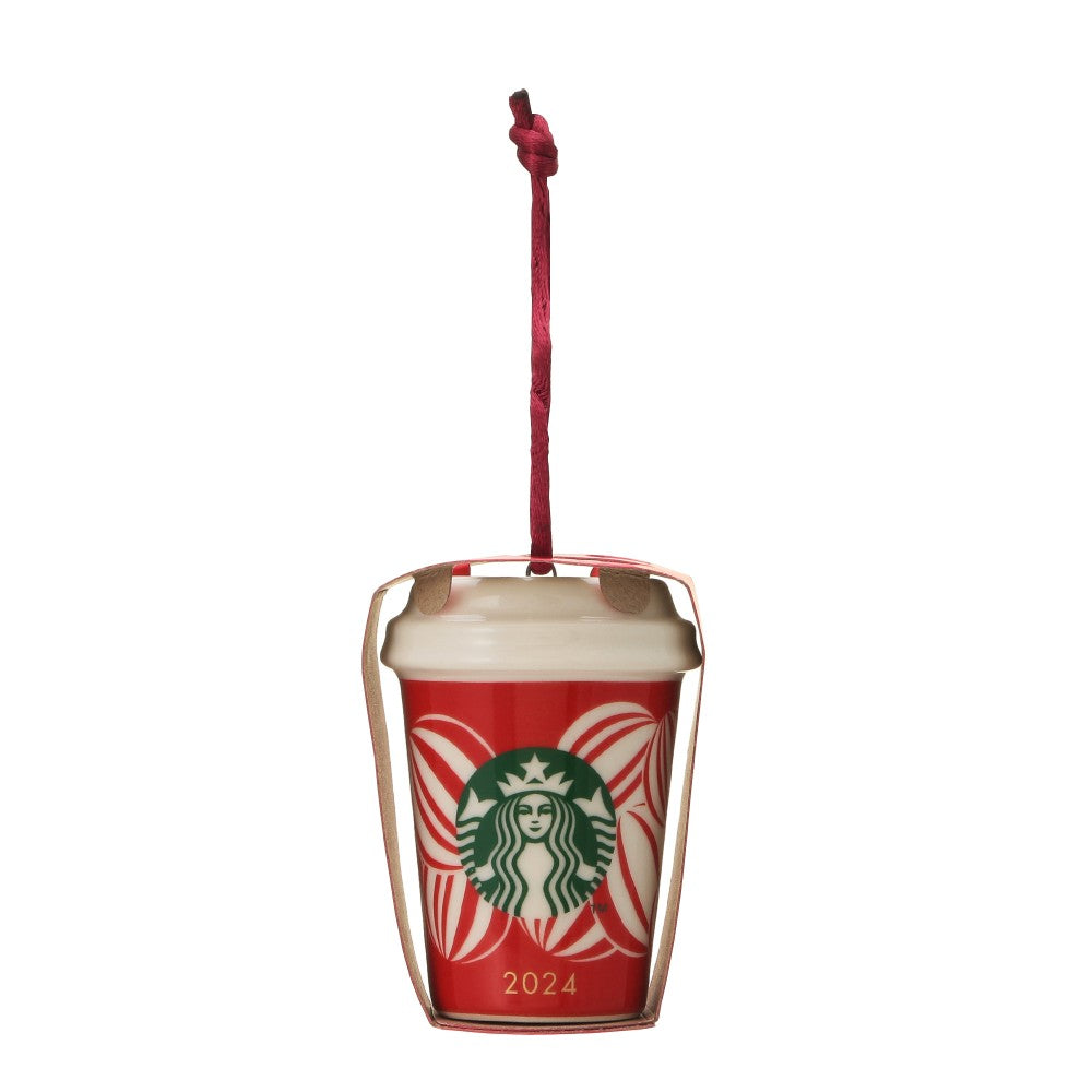 Starbucks Japan Holiday 2024 Ornament Tumbler RED CUP Christmas