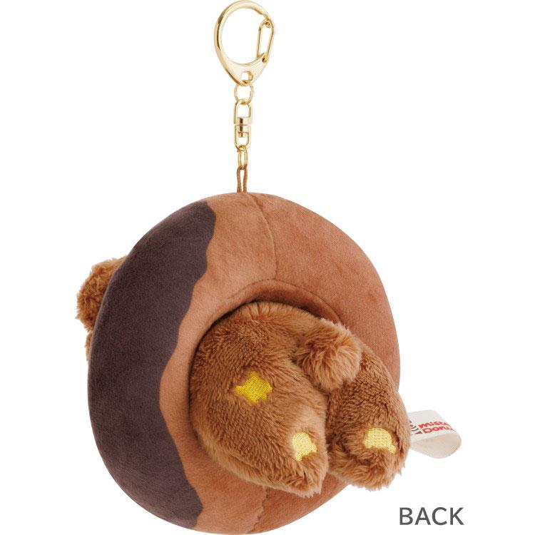 Chairoikoguma Plush Keychain Mister Donut San-X Japan 2025 Rilakkuma