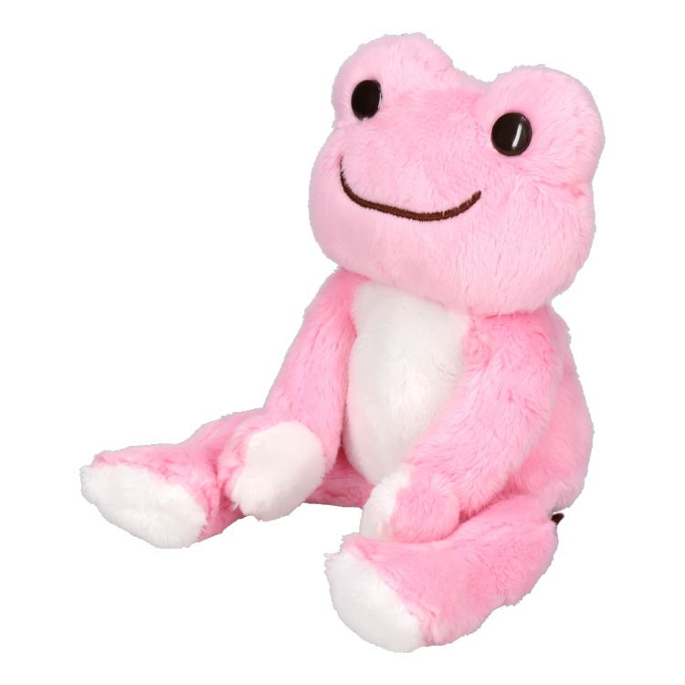 Pickles the Frog Pocket Plush Doll Sakura Pink Japan