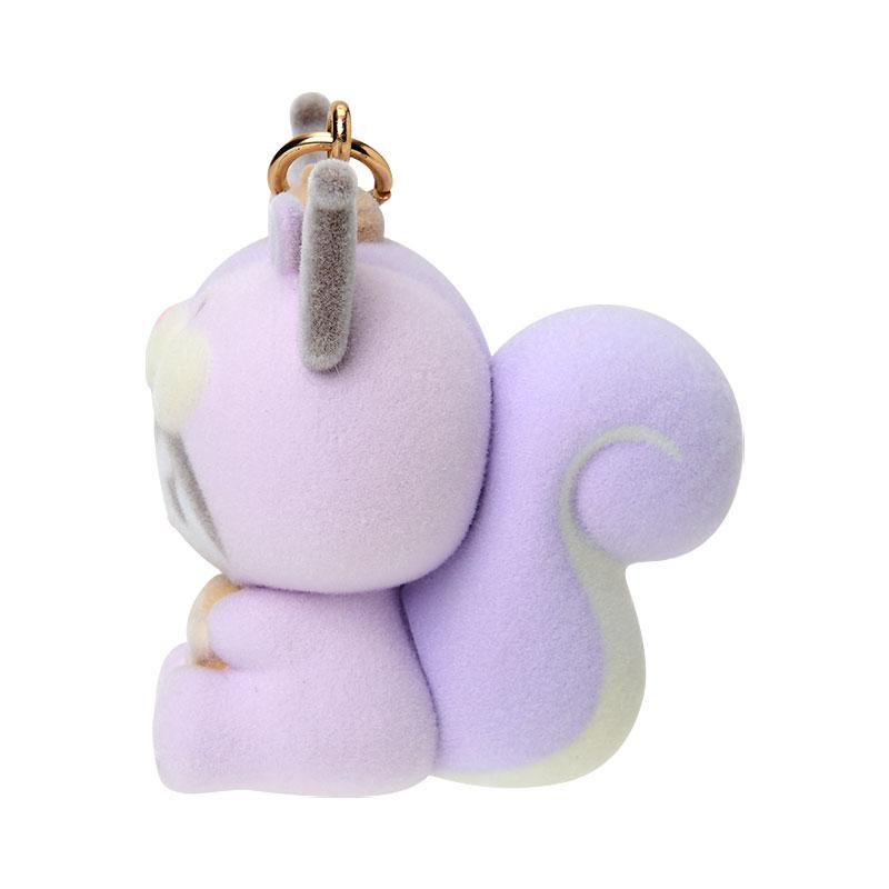 Kuromi Keychain Key Holder Tail Fluffy Squirrel Sanrio Japan 2025